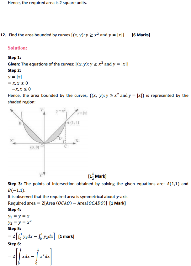 HBSE 12th Class Maths Solutions Chapter 8 Application of Integrals Miscellaneous Exercise 15