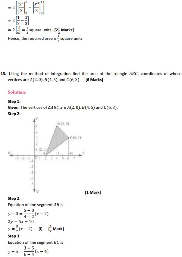 HBSE 12th Class Maths Solutions Chapter 8 Application of Integrals Miscellaneous Exercise 16