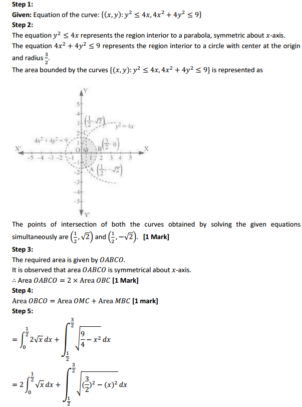 HBSE 12th Class Maths Solutions Chapter 8 Application of Integrals Miscellaneous Exercise 19