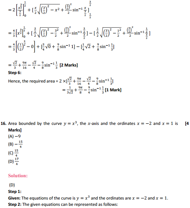 HBSE 12th Class Maths Solutions Chapter 8 Application of Integrals Miscellaneous Exercise 20