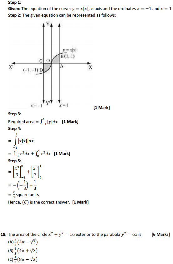 HBSE 12th Class Maths Solutions Chapter 8 Application of Integrals Miscellaneous Exercise 22