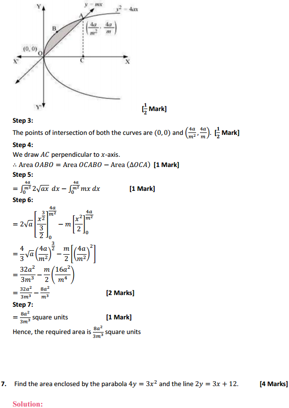 HBSE 12th Class Maths Solutions Chapter 8 Application of Integrals Miscellaneous Exercise 8