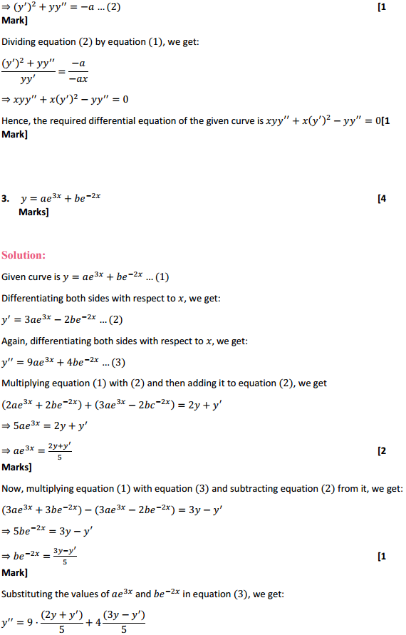 HBSE 12th Class Maths Solutions Chapter 9 Differential Equations Ex 9.3 3