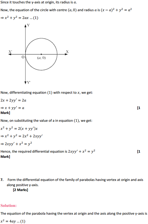 HBSE 12th Class Maths Solutions Chapter 9 Differential Equations Ex 9.3 6