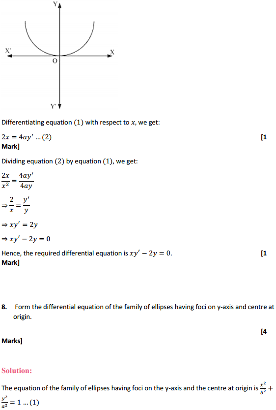 HBSE 12th Class Maths Solutions Chapter 9 Differential Equations Ex 9.3 7