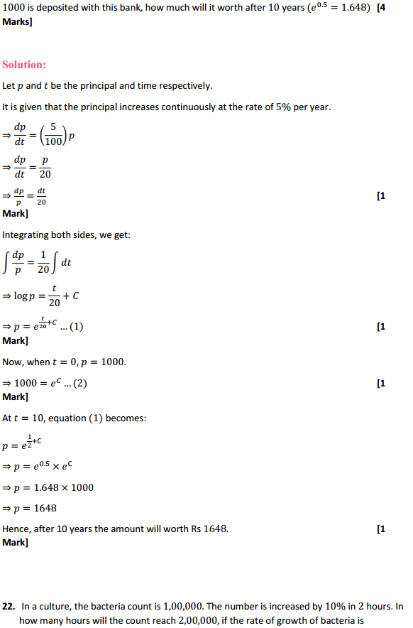 HBSE 12th Class Maths Solutions Chapter 9 Differential Equations Ex 9.4 22