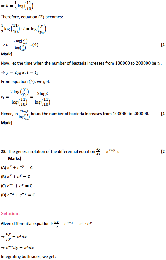 HBSE 12th Class Maths Solutions Chapter 9 Differential Equations Ex 9.4 24