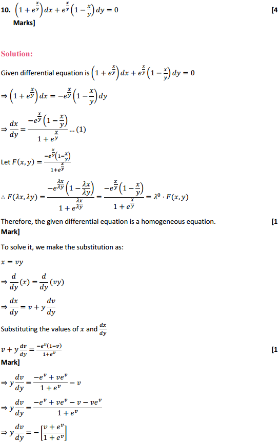 HBSE 12th Class Maths Solutions Chapter 9 Differential Equations Ex 9.5 21