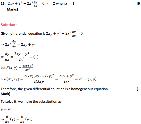 HBSE 12th Class Maths Solutions Chapter 9 Differential Equations Ex 9.5 30