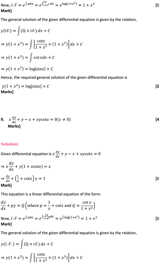 HBSE 12th Class Maths Solutions Chapter 9 Differential Equations Ex 9.6 13