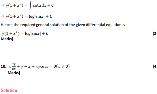 HBSE 12th Class Maths Solutions Chapter 9 Differential Equations Ex 9.6 14