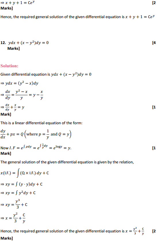 HBSE 12th Class Maths Solutions Chapter 9 Differential Equations Ex 9.6 18