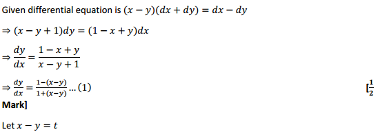 HBSE 12th Class Maths Solutions Chapter 9 Differential Equations Miscellaneous Exercise 23