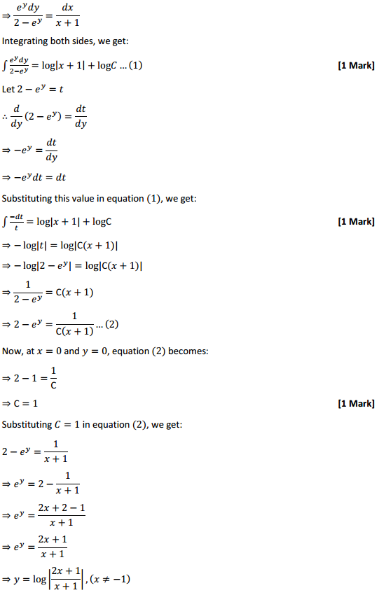 HBSE 12th Class Maths Solutions Chapter 9 Differential Equations Miscellaneous Exercise 29