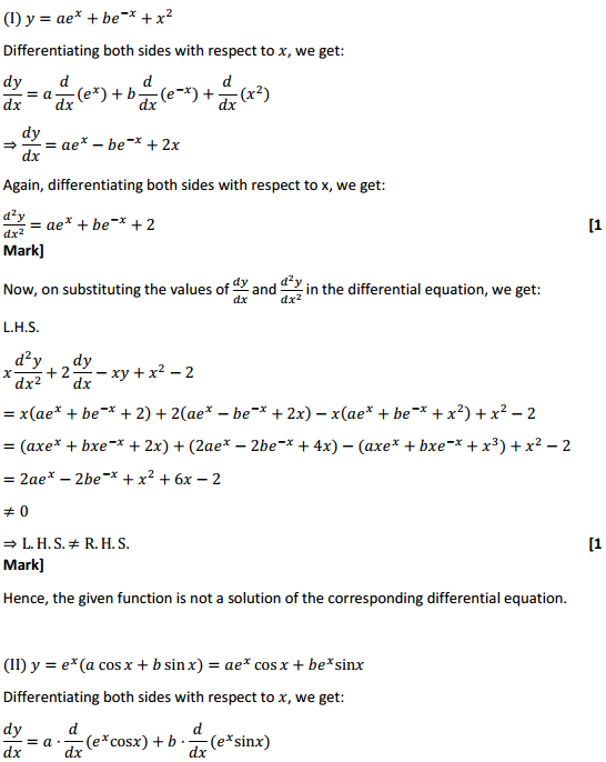 HBSE 12th Class Maths Solutions Chapter 9 Differential Equations Miscellaneous Exercise 5