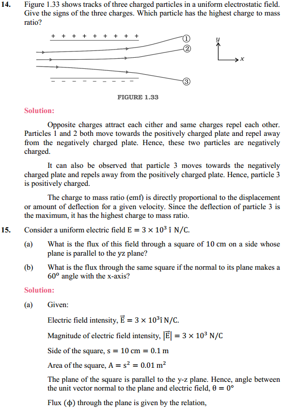 HBSE 12th Class Physics Solutions Chapter 1 Electric Charges and Fields 10