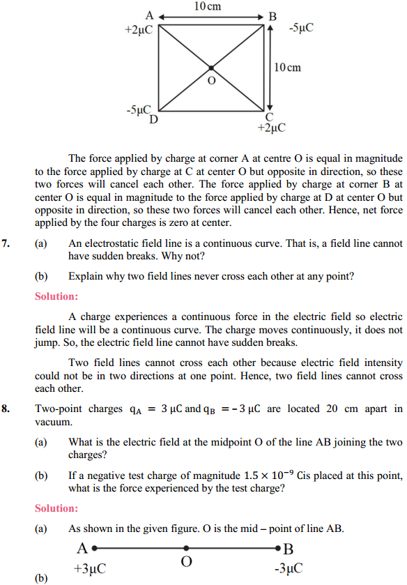HBSE 12th Class Physics Solutions Chapter 1 Electric Charges and Fields 4