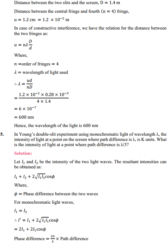 HBSE 12th Class Physics Solutions Chapter 10 Wave Optics 4