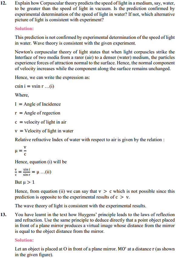 HBSE 12th Class Physics Solutions Chapter 10 Wave Optics 9