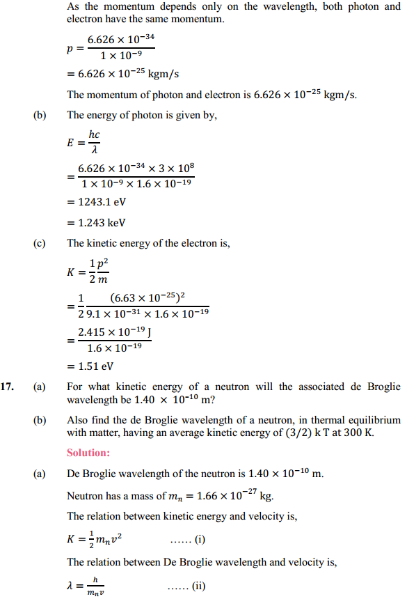 HBSE 12th Class Physics Solutions Chapter 11 Dual Nature of Radiation and Matter 14