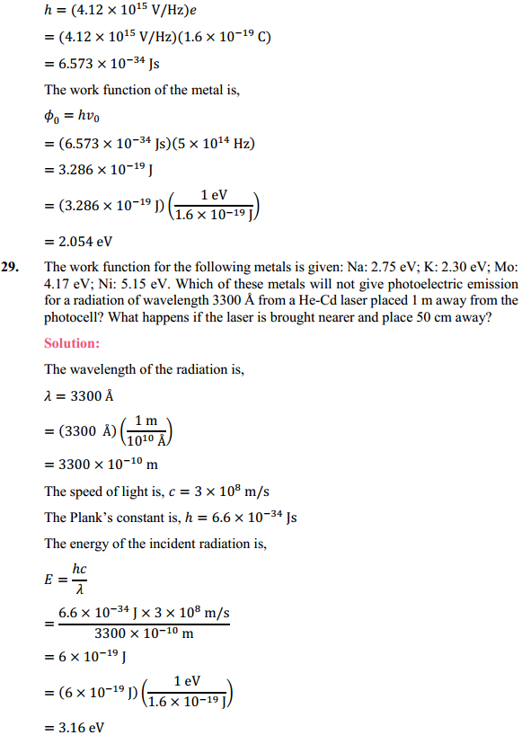 HBSE 12th Class Physics Solutions Chapter 11 Dual Nature of Radiation and Matter 28