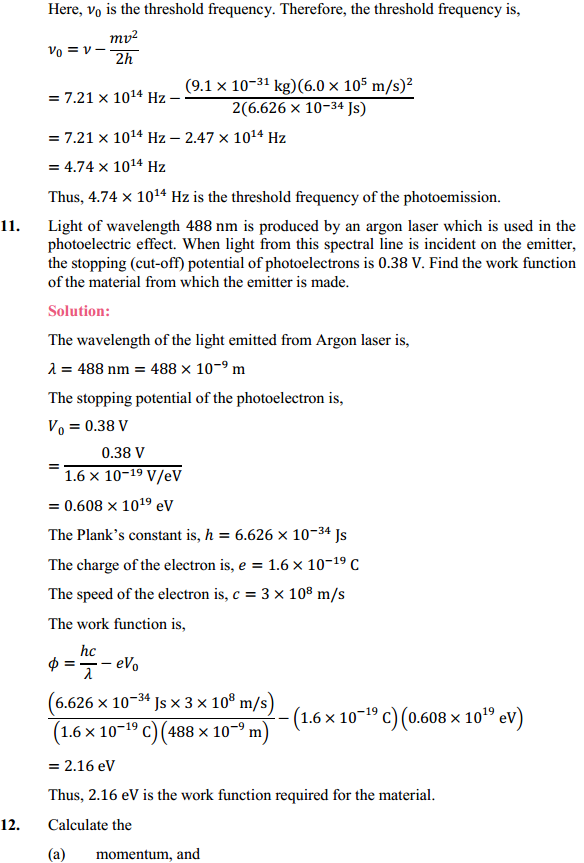 HBSE 12th Class Physics Solutions Chapter 11 Dual Nature of Radiation and Matter 8