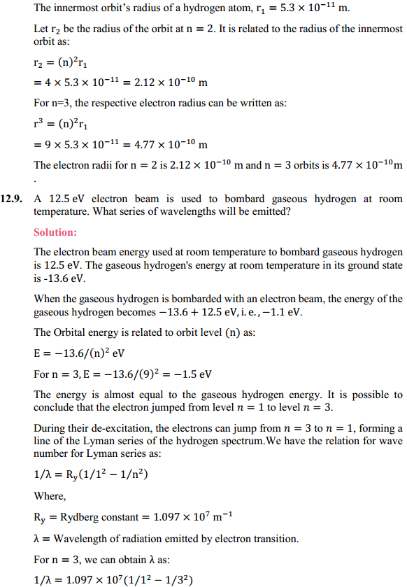 HBSE 12th Class Physics Solutions Chapter 12 Atoms 6