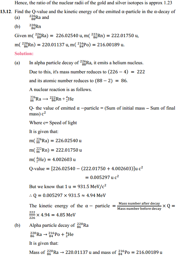 HBSE 12th Class Physics Solutions Chapter 13 Nuclei 10