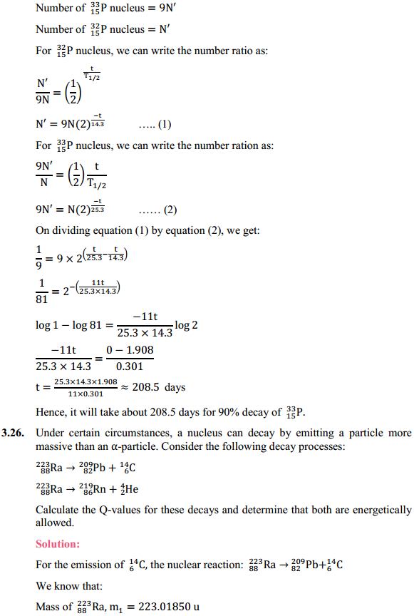 HBSE 12th Class Physics Solutions Chapter 13 Nuclei 21