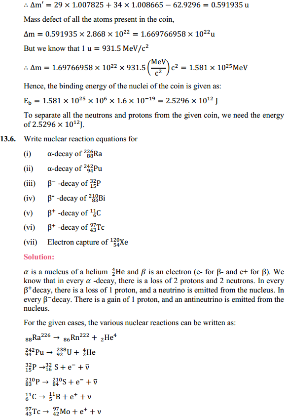 HBSE 12th Class Physics Solutions Chapter 13 Nuclei 5