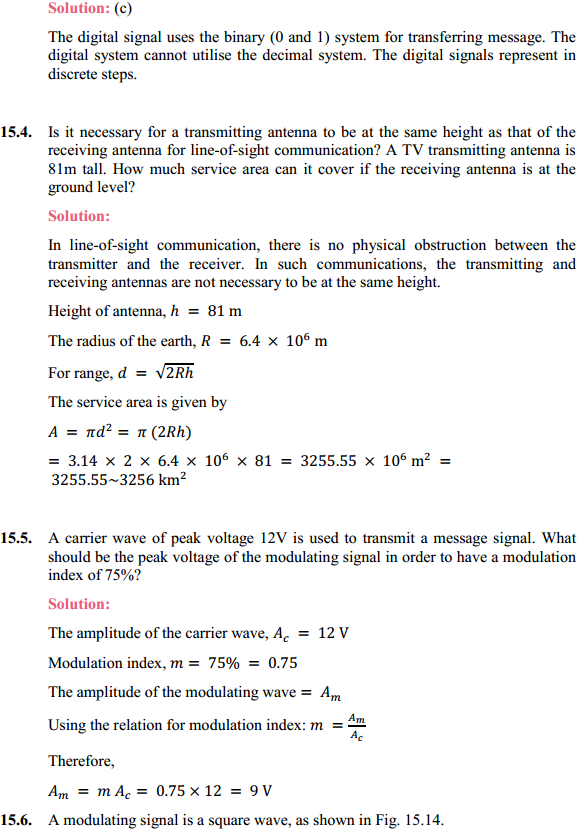 HBSE 12th Class Physics Solutions Chapter 15 Communication Systems 2