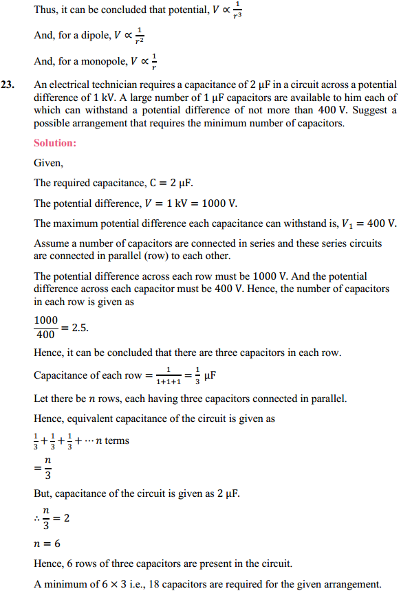 HBSE 12th Class Physics Solutions Chapter 2 Electrostatic Potential and Capacitance 21