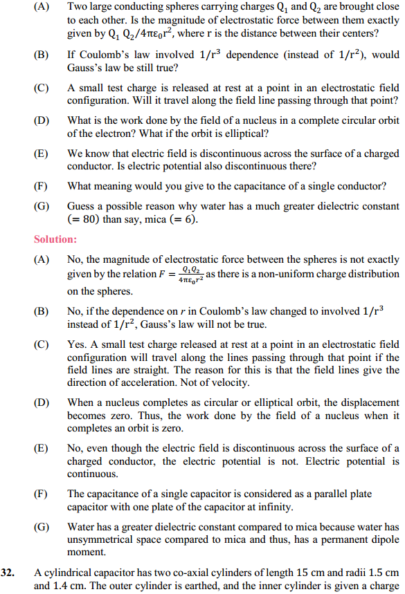 HBSE 12th Class Physics Solutions Chapter 2 Electrostatic Potential and Capacitance 30