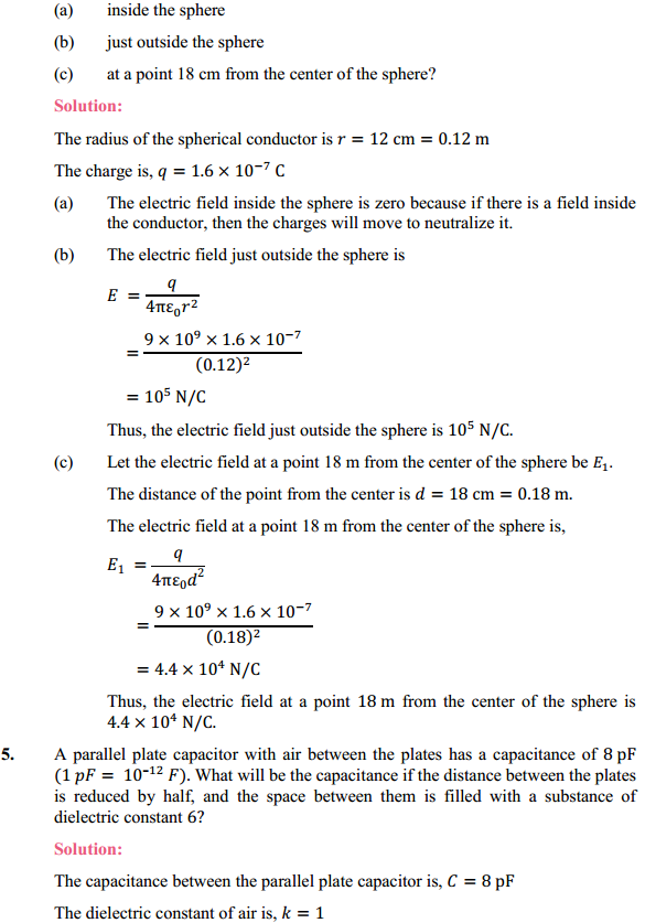 HBSE 12th Class Physics Solutions Chapter 2 Electrostatic Potential and Capacitance 4