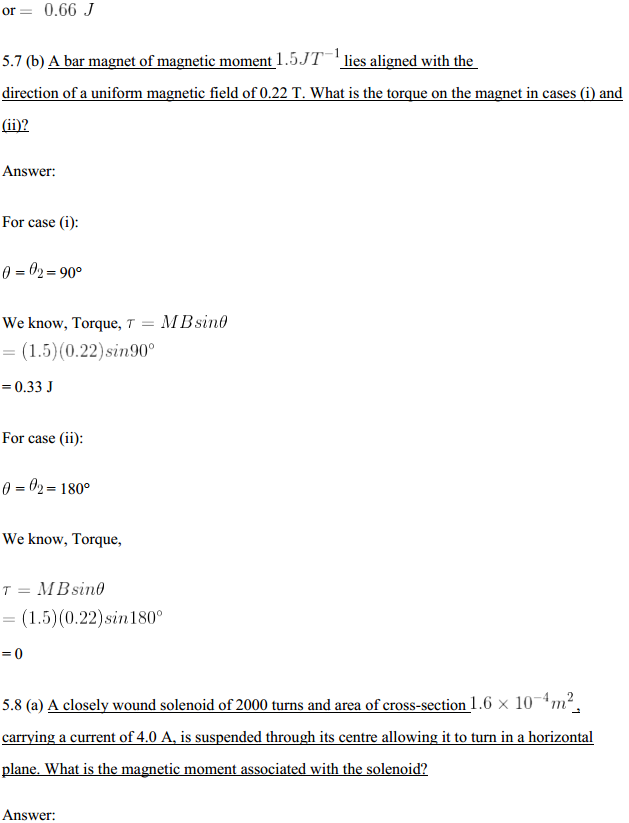 HBSE 12th Class Physics Solutions Chapter 5 Magnetism and Matter 10