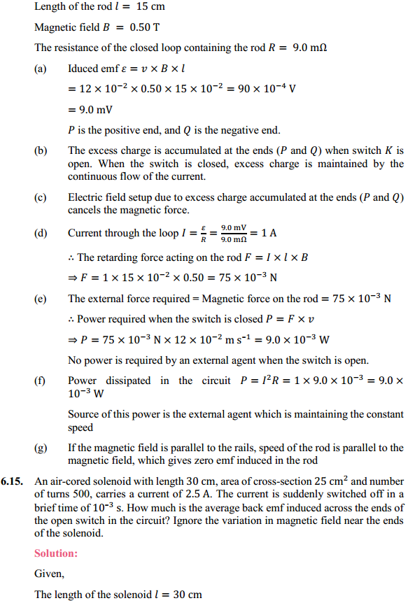 HBSE 12th Class Physics Solutions Chapter 6 Electromagnetic Induction 12
