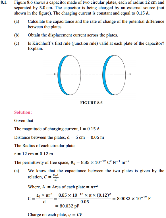 HBSE 12th Class Physics Solutions Chapter 8 Electromagnetic Waves 1