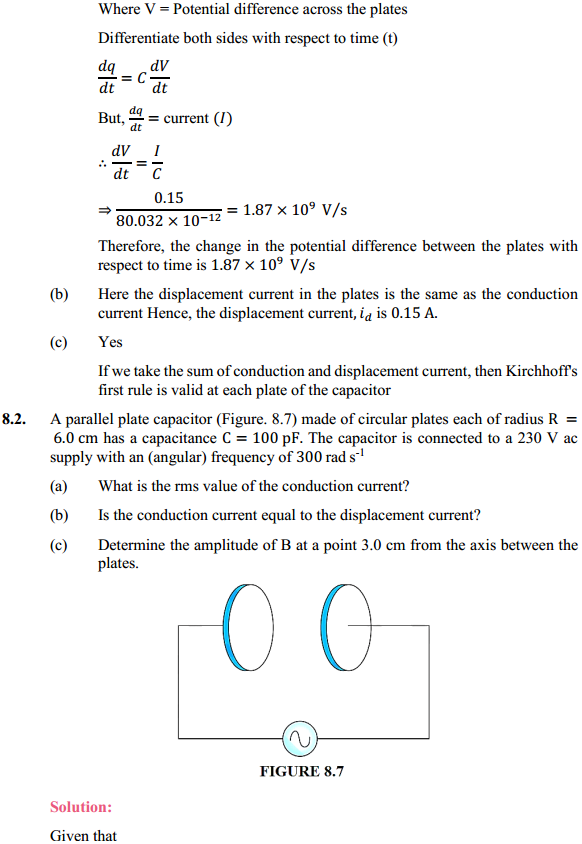 HBSE 12th Class Physics Solutions Chapter 8 Electromagnetic Waves 2