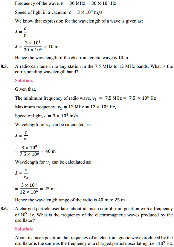 HBSE 12th Class Physics Solutions Chapter 8 Electromagnetic Waves 4