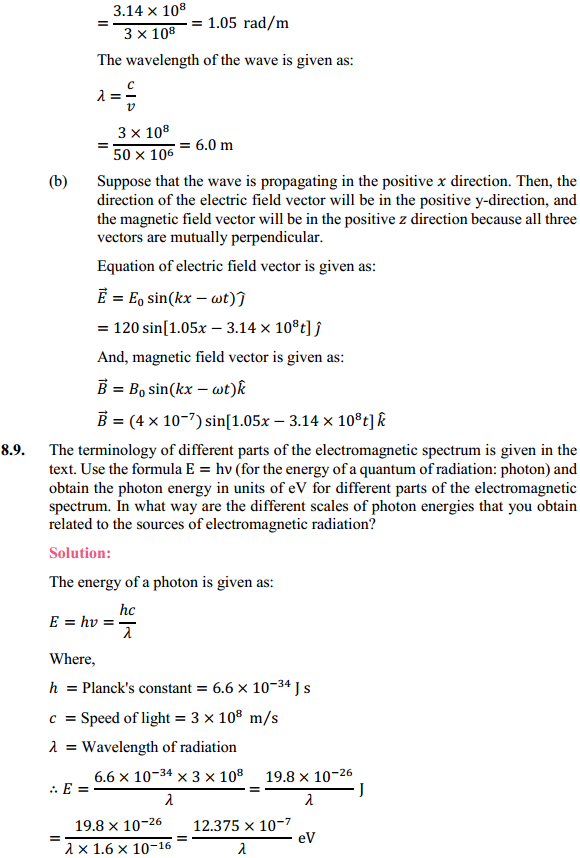 HBSE 12th Class Physics Solutions Chapter 8 Electromagnetic Waves 6