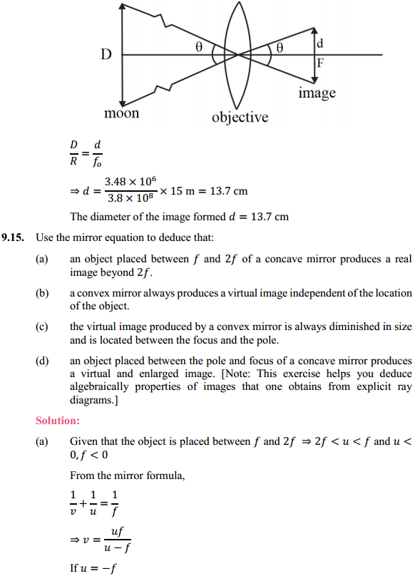 HBSE 12th Class Physics Solutions Chapter 9 Ray Optics and Optical Instruments 12