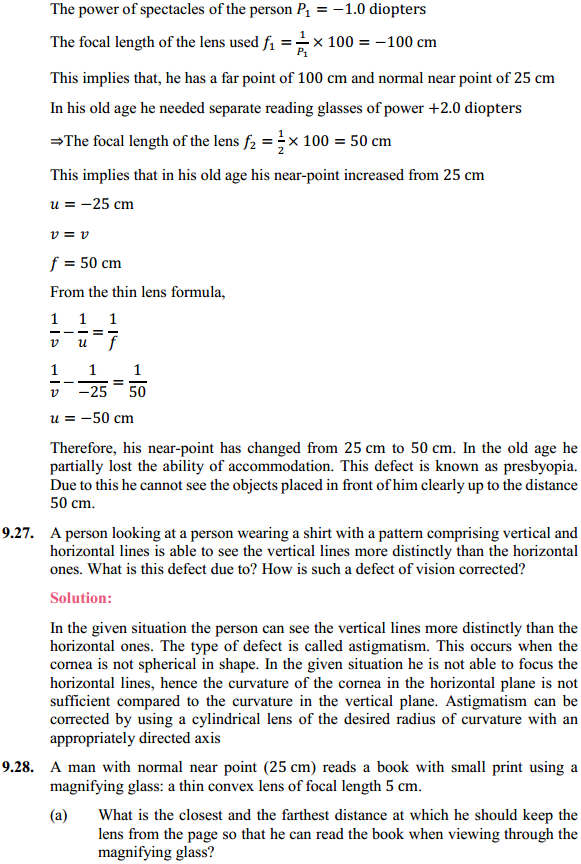 HBSE 12th Class Physics Solutions Chapter 9 Ray Optics and Optical Instruments 24