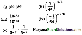 HBSE 9th Class Maths Important Questions Chapter 1 Number Systems - 2