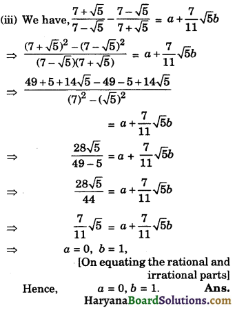HBSE 9th Class Maths Important Questions Chapter 1 Number Systems - 27
