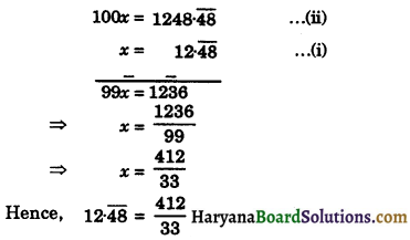 HBSE 9th Class Maths Important Questions Chapter 1 Number Systems - 7
