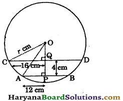HBSE 9th Class Maths Important Questions Chapter 10 Circles 11