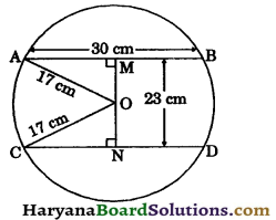HBSE 9th Class Maths Important Questions Chapter 10 Circles 12