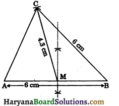 HBSE 9th Class Maths Important Questions Chapter 11 Constructions 10