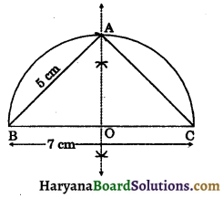 HBSE 9th Class Maths Important Questions Chapter 11 Constructions 12