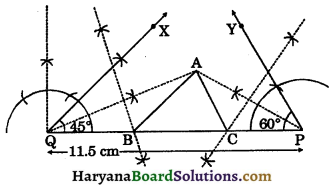 HBSE 9th Class Maths Important Questions Chapter 11 Constructions 15